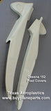 Cessna 152 Post Covers (no flap gauge slot) (1978 - 86) 26 - 13 - 80A, 0413484, 0415013 - Texas Aeroplastics