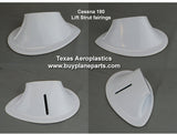 Cessna 180 Strut Fairings (All 180 models) 30 - 04 - 80A, 0723605, 0723605 - Texas Aeroplastics