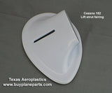 Cessna 180 Strut Fairings (All 180 models) 30 - 04 - 80A, 0723605, 0723605 - Texas Aeroplastics