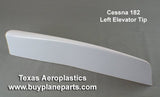 Cessna 182, 206, 210 Elevator Tip (Left ) 31 - 10L - 80A, 1234608 - 3 - Texas Aeroplastics