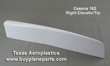 Cessna 182, 206, 210 Elevator Tip (Right) 31 - 10R - 80A, 1234608 - 4 - Texas Aeroplastics