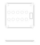 Cessna 210 Interior - Circuit Breaker Panel Assembly - 210M, T210M (1977), 1270092 - 1 - 21B