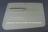 Cessna Door Panels 170, 170B, 172, 175, 180, 182, 185 (Custom design with armrests) 20 - 01 - 80A - Texas Aeroplastics