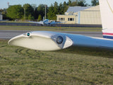 Piper "Deep Extended" Wing Tip Set With Landing Lights (Straight, Hershey Bar wing only) FAA - PMA - STC - 18D