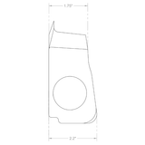 Piper Interior - Cabin Air Outlet Box - PA - 24, 30 - 25574 - 00 - 21B