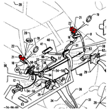 Piper Interior - Cabin Air Outlet Box - PA - 24, 30 - 25574 - 00 - 21B