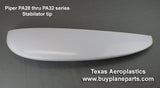 PIPER STABILATOR TIPS (Right or Left) 60 - 23 - 80A, 63584 - 10 - Texas Aeroplastics