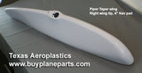 PIPER WING TIPS, PA - 28 (Taper Wing) (Nav Light Pad Size 6" or 4"), 35115 - 01, 35115 - 00, 60 - 33 - 80A - Texas Aeroplastics