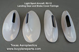 RV - 12, Light Sport Aircraft, Main Gear Fairings (Set of 4) - Texas Aeroplastics